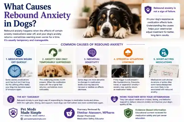 What Causes Rebound Anxiety in Dogs?