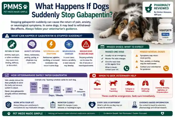 What Happens If Dogs Suddenly Stop Gabapentin?