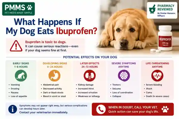 Can Dogs Take Ibuprofen Accidentally