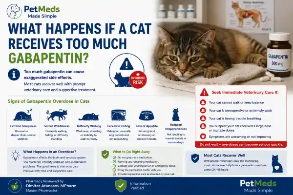 Is Human Gabapentin Safe for Cats