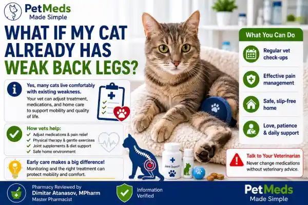 Can Gabapentin Cause Weak Back Legs in Cats