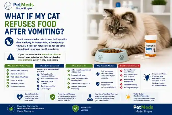 Can Gabapentin Cause Vomiting in Cats