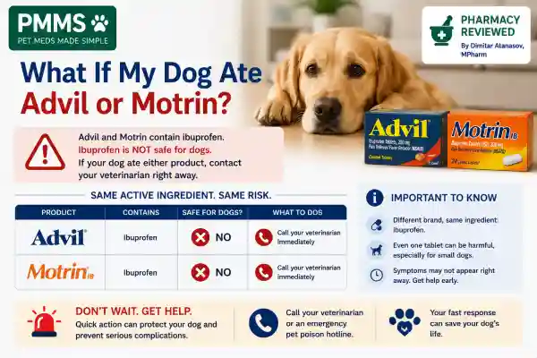 Can Dogs Take Ibuprofen Accidentally