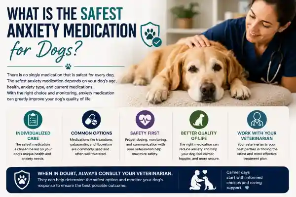 What Is the Safest Anxiety Medication for Dogs?