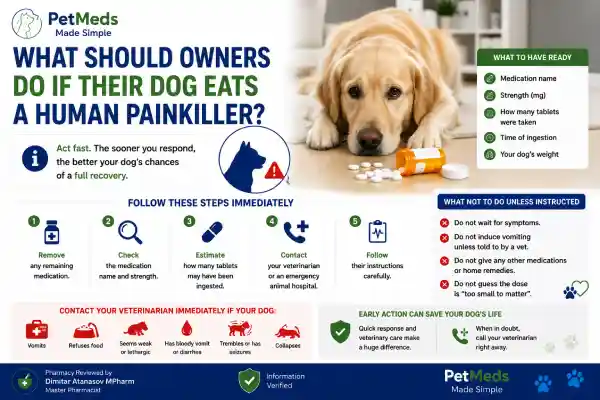 Can Dogs Take Human Painkillers Safely