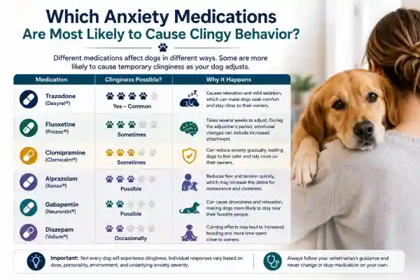 Why Is My Dog Clingy After Anxiety Medication