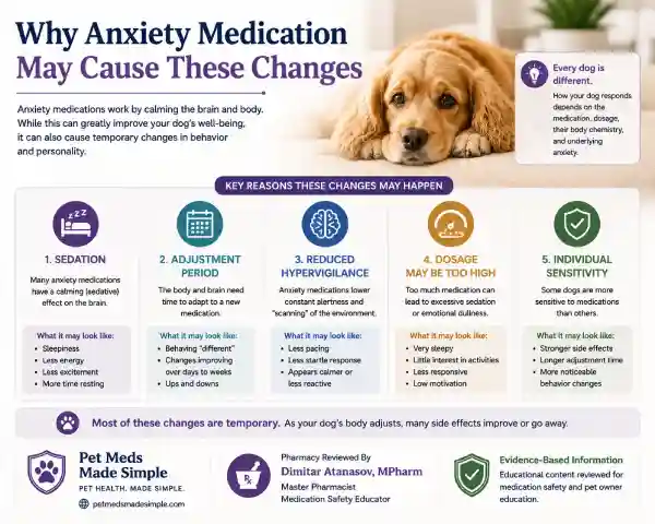 Can Dogs Become Emotionally Numb on Anxiety Medication?