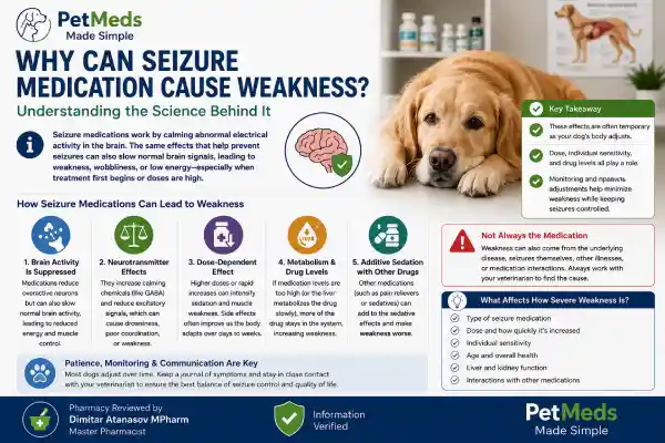 Why Is My Dog Weak After Seizure Medication