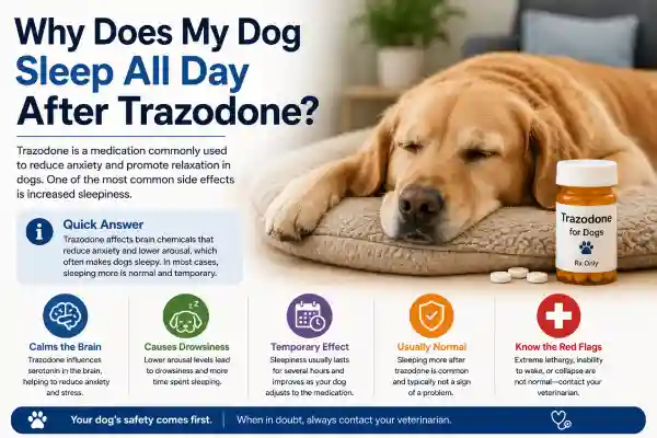 Why Does My Dog Sleep All Day After Trazodone?