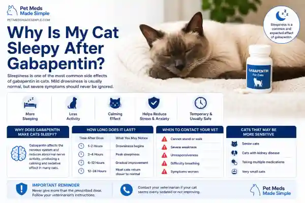 Why Is My Cat Sleepy After Gabapentin