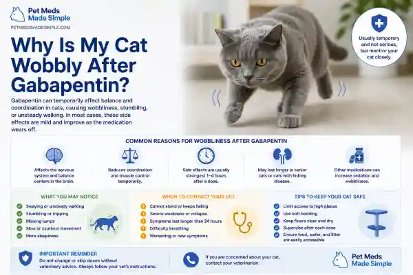 Why Is My Cat Wobbly After Gabapentin