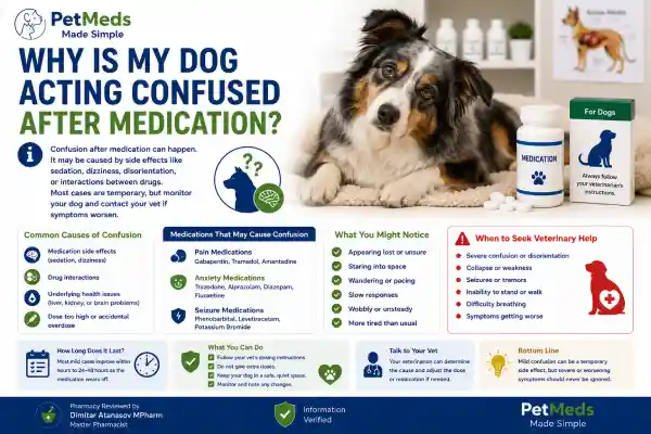 Why Is My Dog Acting Confused After Medication