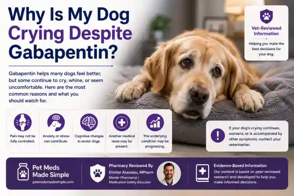 Why Is My Dog Crying Despite Gabapentin