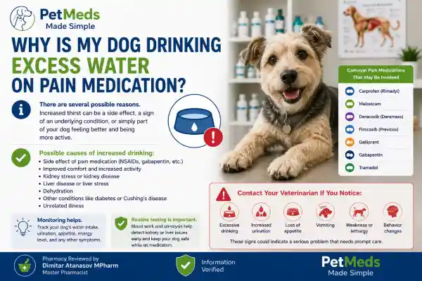 Why Is My Dog Drinking Excess Water on Pain Medication?