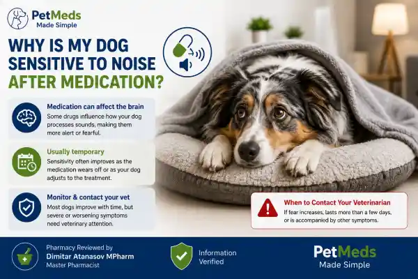 Why Is My Dog Sensitive to Noise After Medication