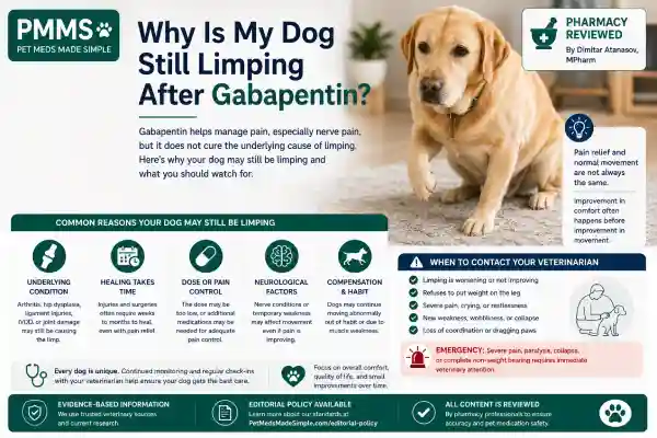 Why Is My Dog Still Limping After Gabapentin