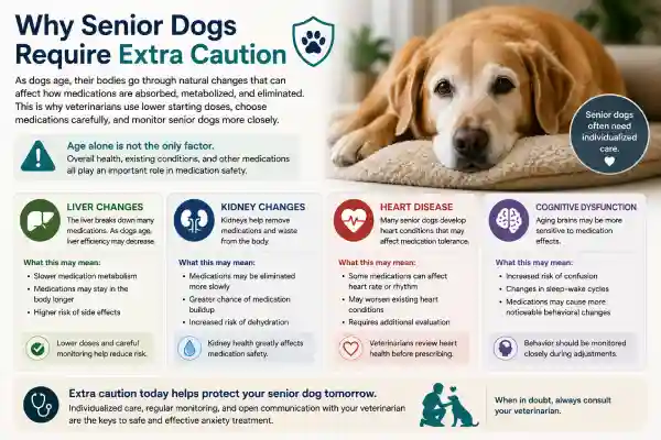 Can Senior Dogs Safely Take Anxiety Medication