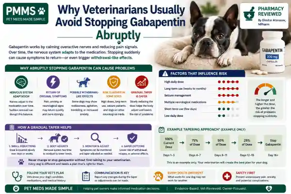 What Happens If Dogs Suddenly Stop Gabapentin?