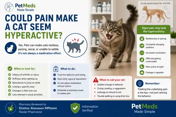 Can Gabapentin Cause Hyperactivity in Cats
