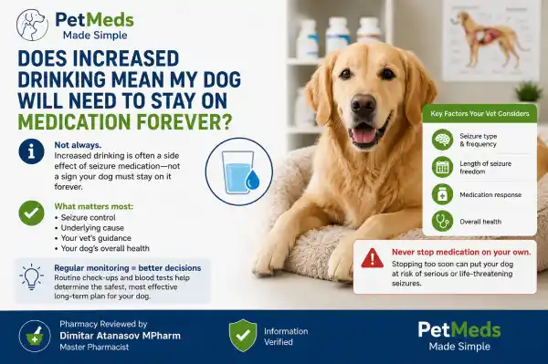 Why Is My Dog Drinking More Water on Seizure Medication