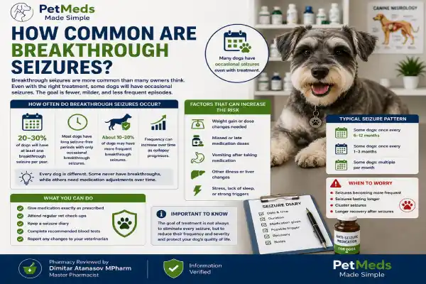 Why Does My Dog Have Breakthrough Seizures