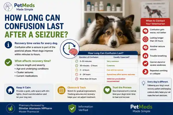 Why Is My Dog Still Confused After a Seizure
