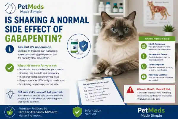 Why Is My Cat Shaking After Gabapentin