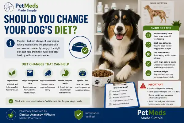 Why Is My Dog Hungry All the Time on Phenobarbital