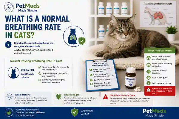 Can Gabapentin Cause Breathing Changes in Cats