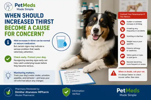 Why Is My Dog Drinking More Water on Seizure Medication