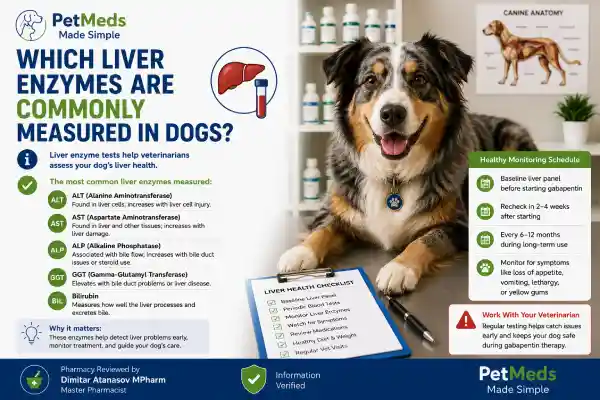 Can Gabapentin Affect Liver Enzymes in Dogs