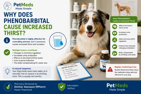 Why Is My Dog Drinking More Water on Seizure Medication