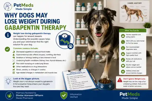 Can Gabapentin Cause Weight Loss in Dogs