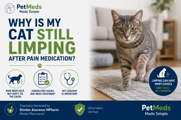 Why Is My Cat Still Limping After Pain Medication