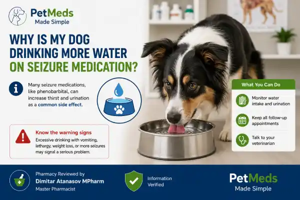 Why Is My Dog Drinking More Water on Seizure Medication